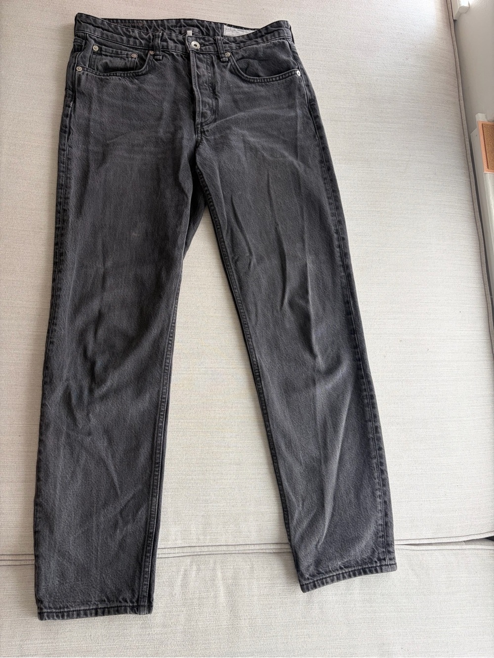 Washed Grey / Black straight / Mom Jeans — rag & bone